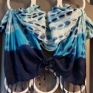 Batik Design Tie Dye Scarf